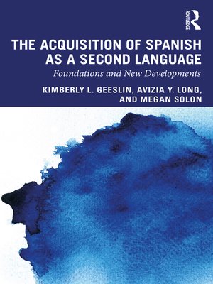 cover image of The Acquisition of Spanish as a Second Language